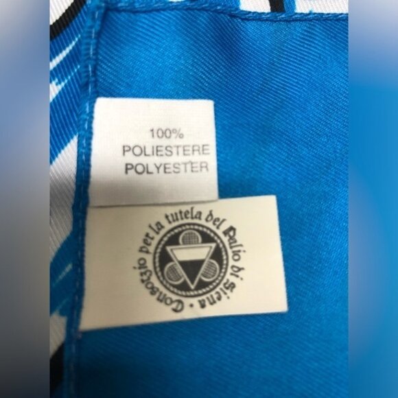 Palio du Siena Italian horse race multicoloured flag scarf - Picture 7 of 7